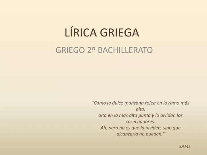 l rica griega