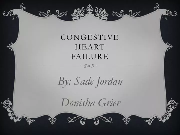 congestive heart failure