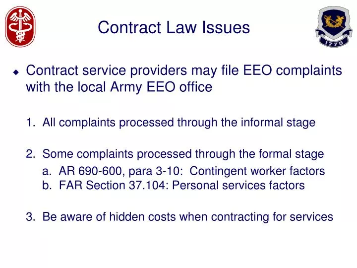 contract law issues