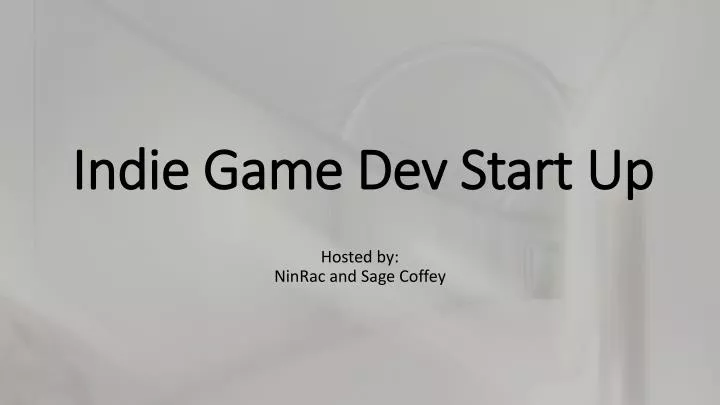 indie game dev start up