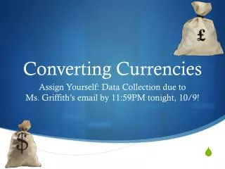Converting Currencies
