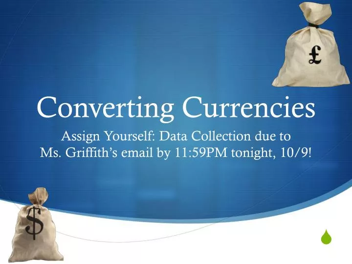 converting currencies