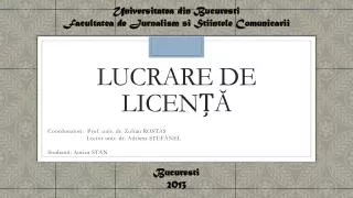 lucrare de licen