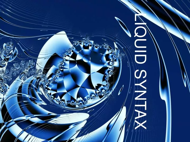 liquid syntax