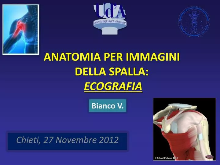 anatomia per immagini della spalla ecografia