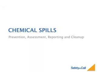 Chemical spills