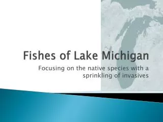 Fishes of Lake Michigan