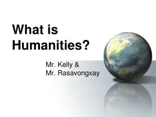 What is Humanities?