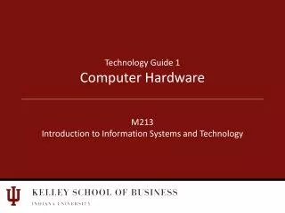 Technology Guide 1 Computer Hardware