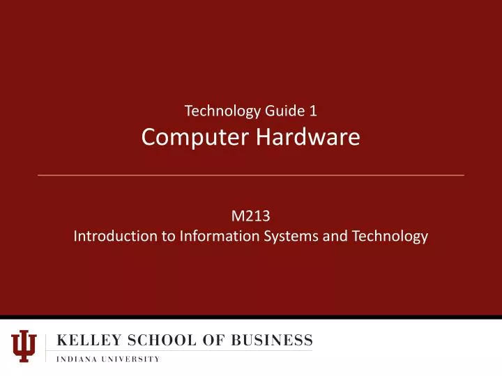 technology guide 1 computer hardware