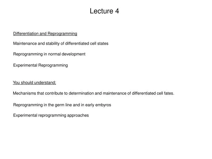 PPT - Lecture 4 PowerPoint Presentation, Free Download - ID:2382028