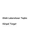 Klinik Laboratuvar Teşhis Kürşad Turgut - slide 1