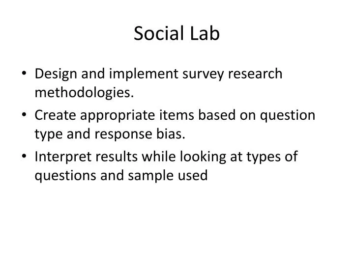 social lab