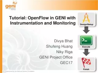 Tutorial: OpenFlow in GENI with Instrumentation and Monitoring
