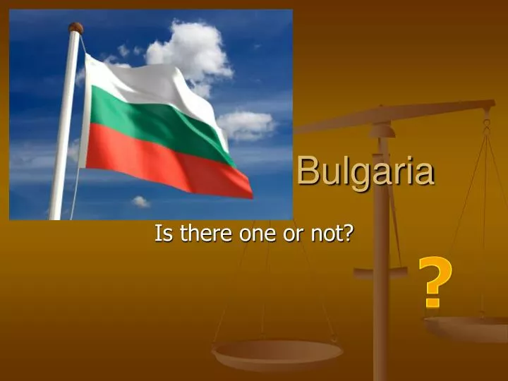 the crisis in bulgaria