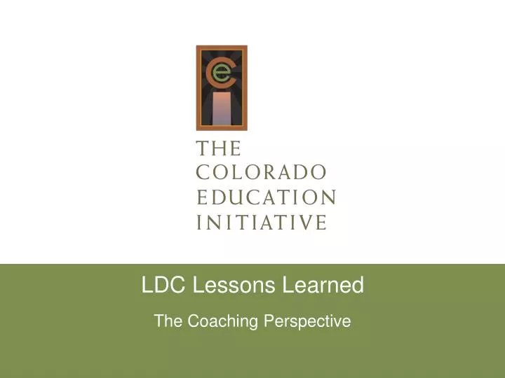 ldc lessons learned