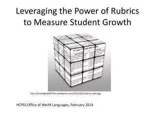 Leveraging the Power of Rubrics to Measure Student Growth