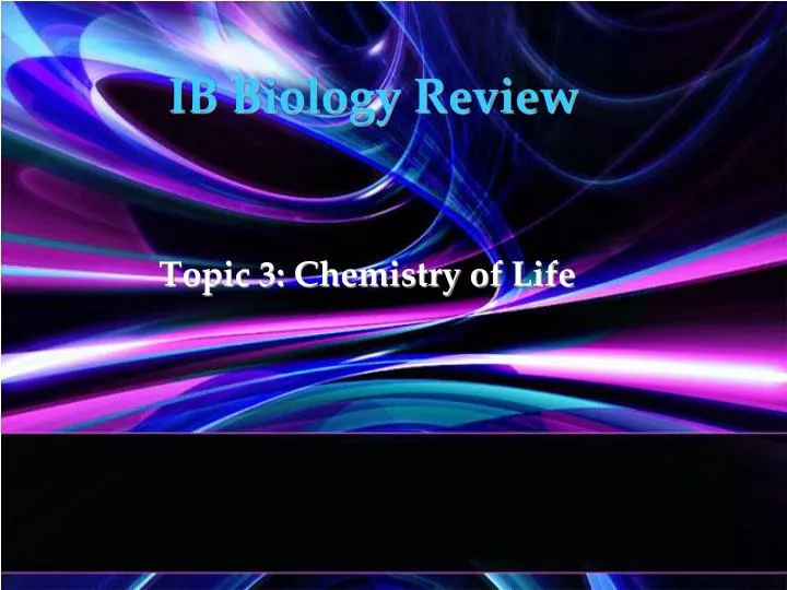 ib biology review