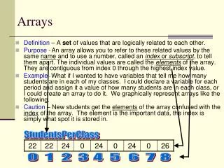 Arrays