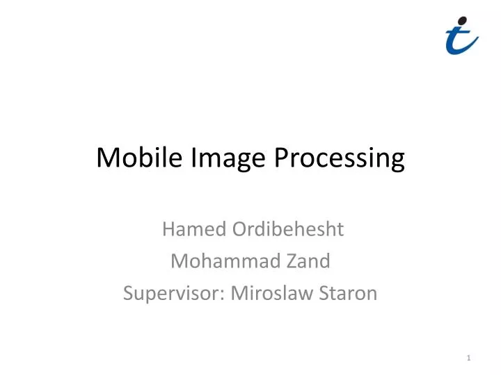 mobile image processing