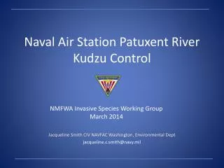 Naval Air Station Patuxent River Kudzu Control