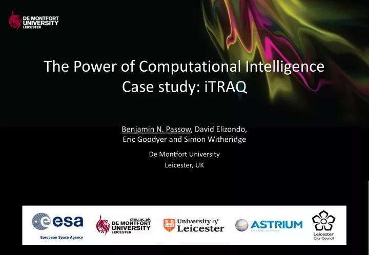 the power of computational intelligence case study itraq