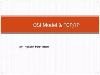 OSI Model &amp; TCP/IP
