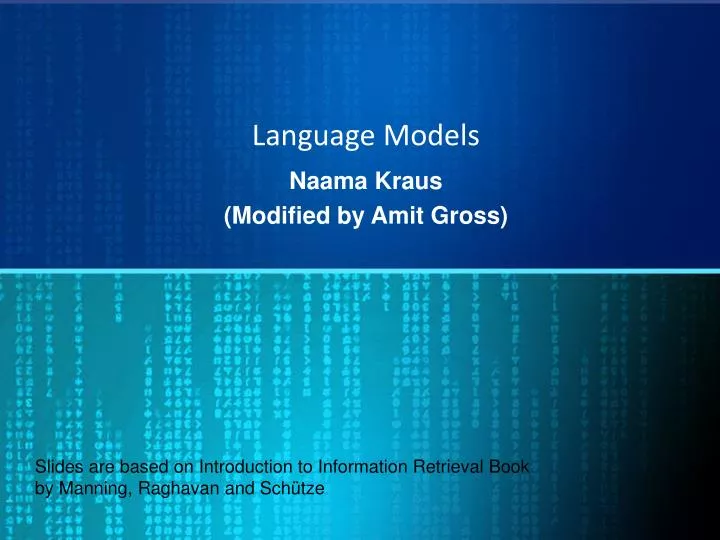 language models