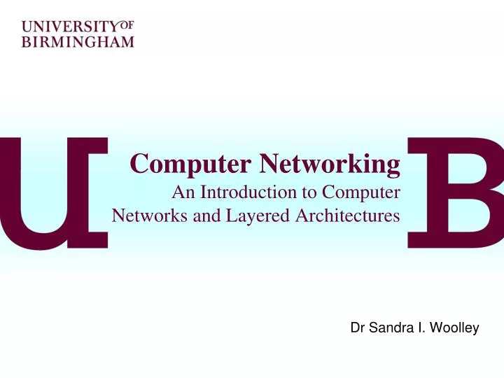 computer networking an introduction to computer networks and layered architectures