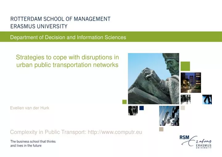 strategies to cope with disruptions in urban public transportation networks