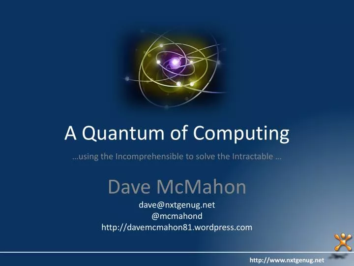 a quantum of computing