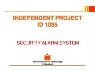 INDEPENDENT PROJECT ID 1035