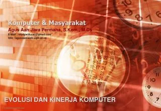 evolusi dan kinerja komputer