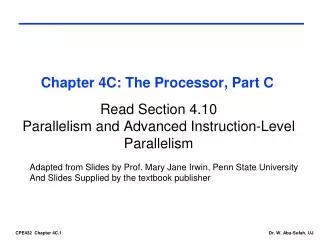 Chapter 4C: The Processor, Part C