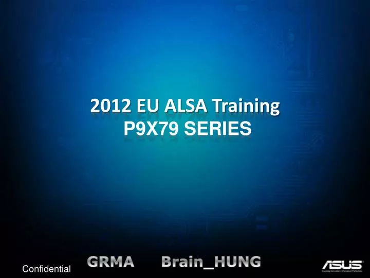 2012 eu alsa training p9x79 series