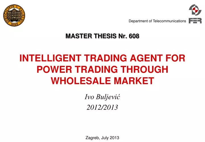master thesis nr 608 intelligent trading agent for power trading through wholesale market