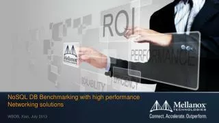 NoSQL DB Benchmarking with high performance Networking solutions