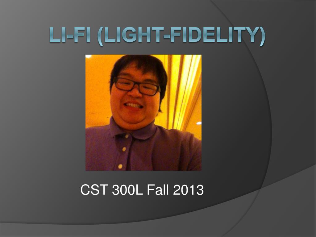 PPT - Li-Fi (light-fidelity) PowerPoint Presentation, free download ...