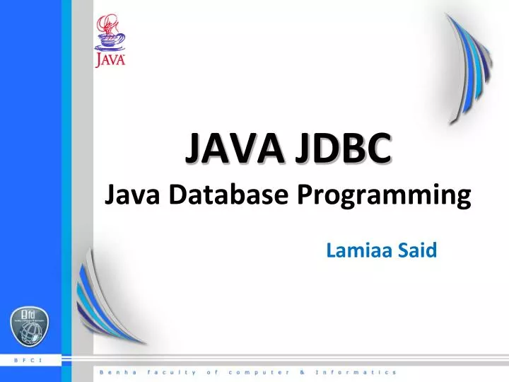 java jdbc java database programming