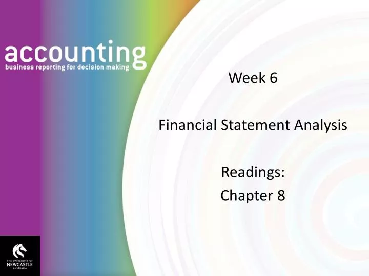week 6 financial statement analysis readings chapter 8