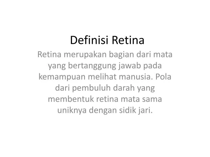 definisi retina