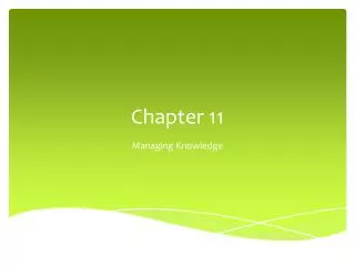 Chapter 11