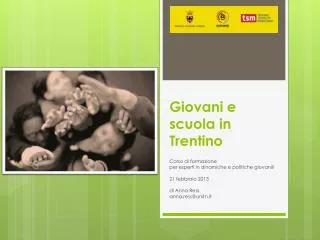 giovani e scuola in trentino
