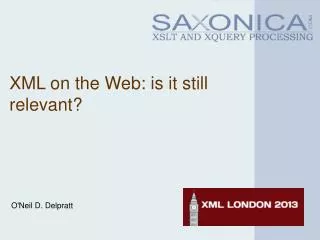 XML on the Web: is it still relevant?