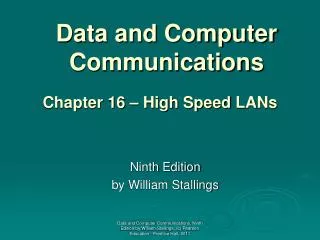 Data and Computer Communications