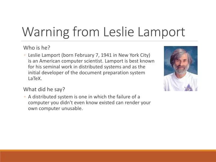 warning from leslie lamport