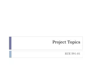 Project Topics