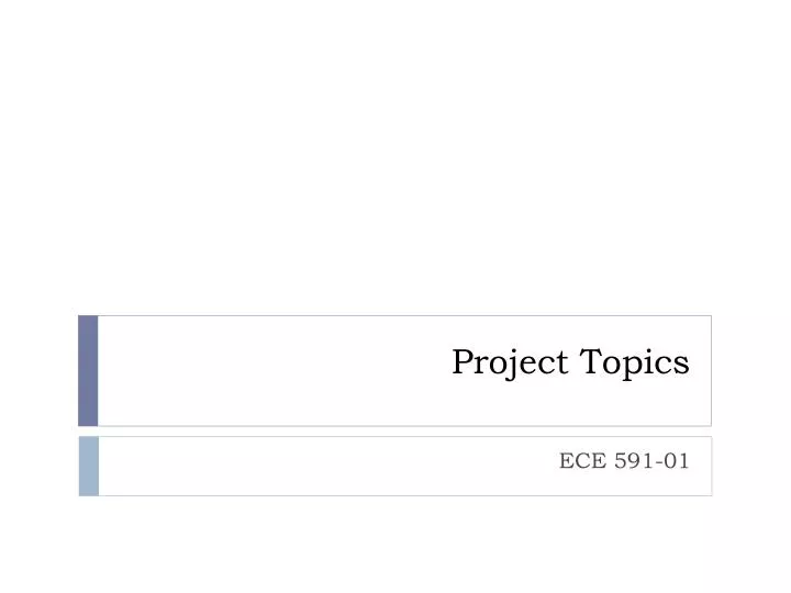 project topics