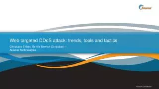 Web targeted DDoS attack: trends, tools and tactics