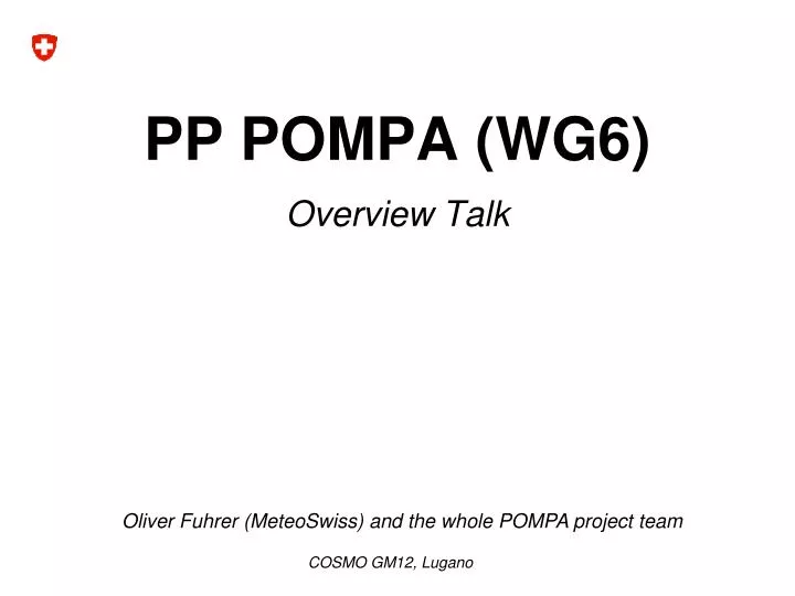 pp pompa wg6 overview talk